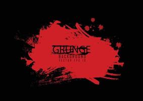 grunge textura de fondo negro y rojo. vector