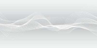 Abstract white wavy with blurred light curved line background.white vector