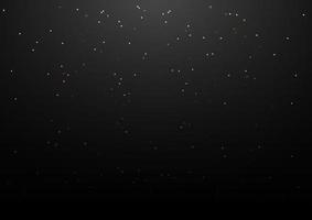 Black background with white and orange stars vector