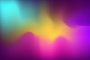 Bokeh wave effect blurred glowing lights on colorful background vector