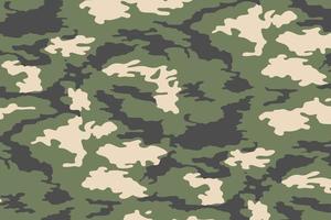 fondo plano de textura de patrón de camuflaje militar del ejército. vector