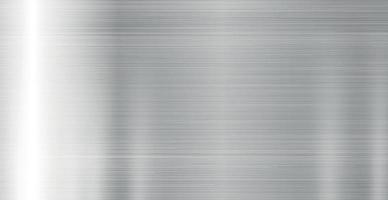 Panoramic steel background metal texture with highlights - Vector