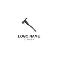 Axe logo or hatchet logo with concept design vector illustration template.