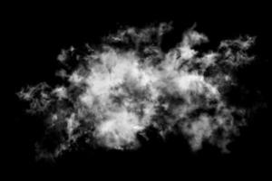 nube texturizada,negro abstracto,aislado sobre fondo negro foto