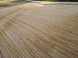 Agricultural Farms and Working Machines at Dunstable Downs England photo