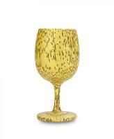 brandy glass made from sugar palm,clipping path photo