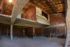 interior del sitio de construcción foto