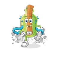 message in a bottle cartoon vector