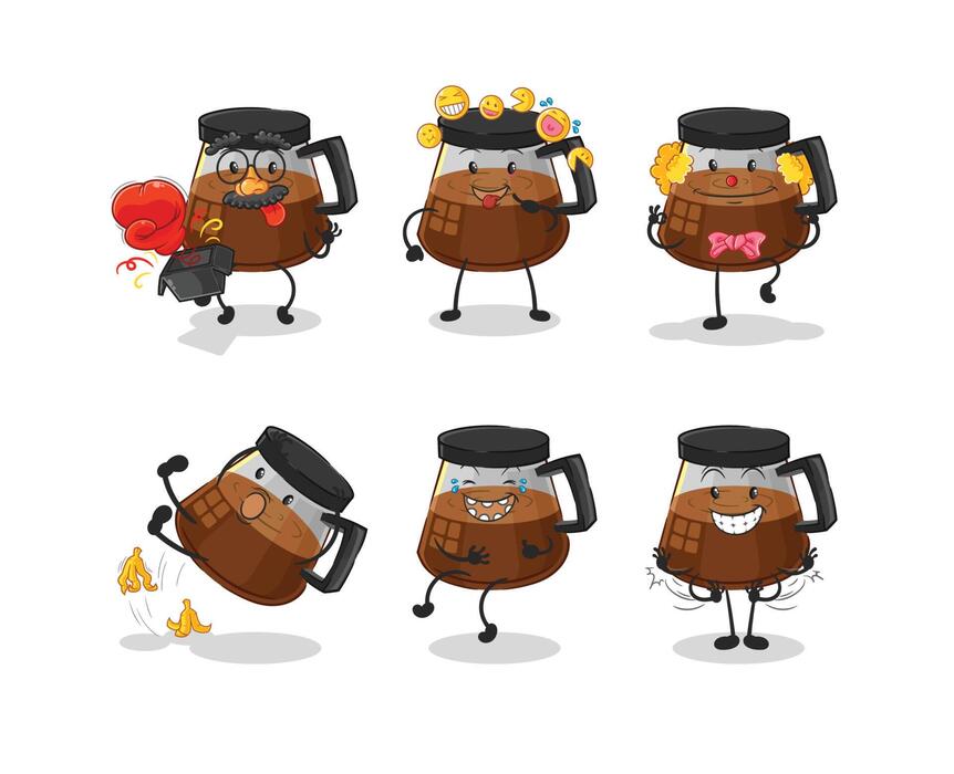 Funny Coffee Icon Vector Art, Icons, and Graphics for Free Download