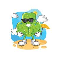 clover cartoon character vector