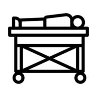 Dead body Icon Design vector