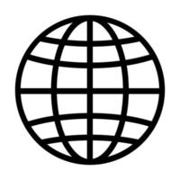 diseño de icono de envío mundial vector