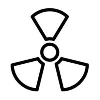 diseño de icono nuclear vector