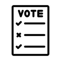 Ballot Icon Design vector