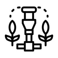 Irrigation System Icon Design vector