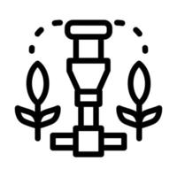 Irrigation System Icon Design vector