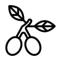diseño de icono de oliva vector