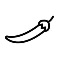 Chili Pepper Icon Design vector