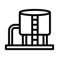 Oil Tank Icon Design vector