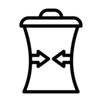 Waste Reduction Icon Design vector