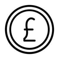 Pound Currency Icon Design vector