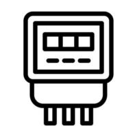 Electric Meter Icon Design vector