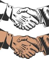 Handshake vector illustration