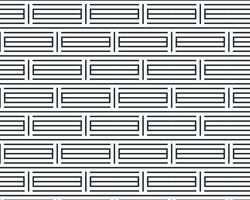 Geometric square and line pattern vector