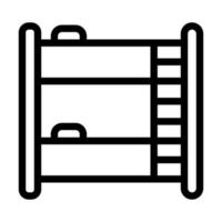 Bunk Bed Icon Design vector