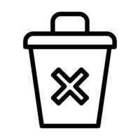 Delete Icon Design vector