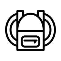 diseño de icono de mochila vector