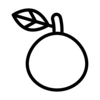 diseño de icono de pera nashi vector