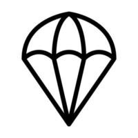 Parachuting Icon Design vector