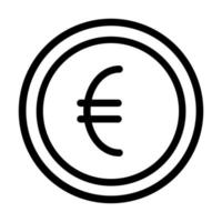 diseño de icono de euro vector