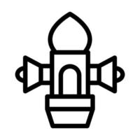 diseño de icono de altavoz de mezquita vector