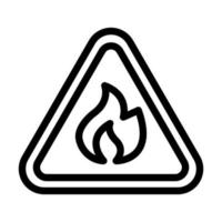 Hazard Sign Icon Design vector