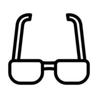 diseño de icono de gafas vector