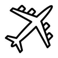 Flying Airplane Icon Design vector
