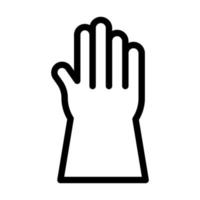 Working Gloves Icon Design vector