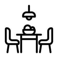 Dining Room Icon Design vector