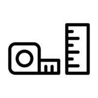 Measuring Icon Design vector