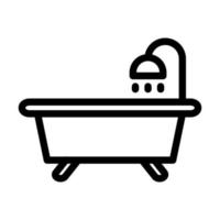 Bath Tub Icon Design vector