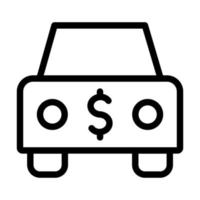 diseño de icono de préstamo de coche vector