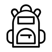 diseño de icono de mochila vector