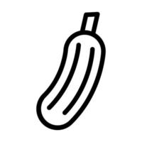 Zucchini Icon Design vector