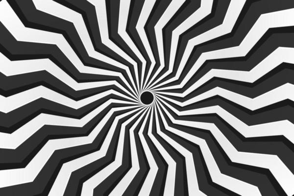 Psychedelic optical illusion sunburst abstract background