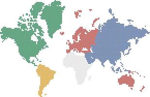 map of the world vector