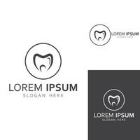 Dental logo, logo for dental health, and logo for dental care. Using a template illustration vector design concept