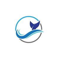 Water wave icon vector