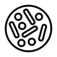 Bacteria Icon Design vector